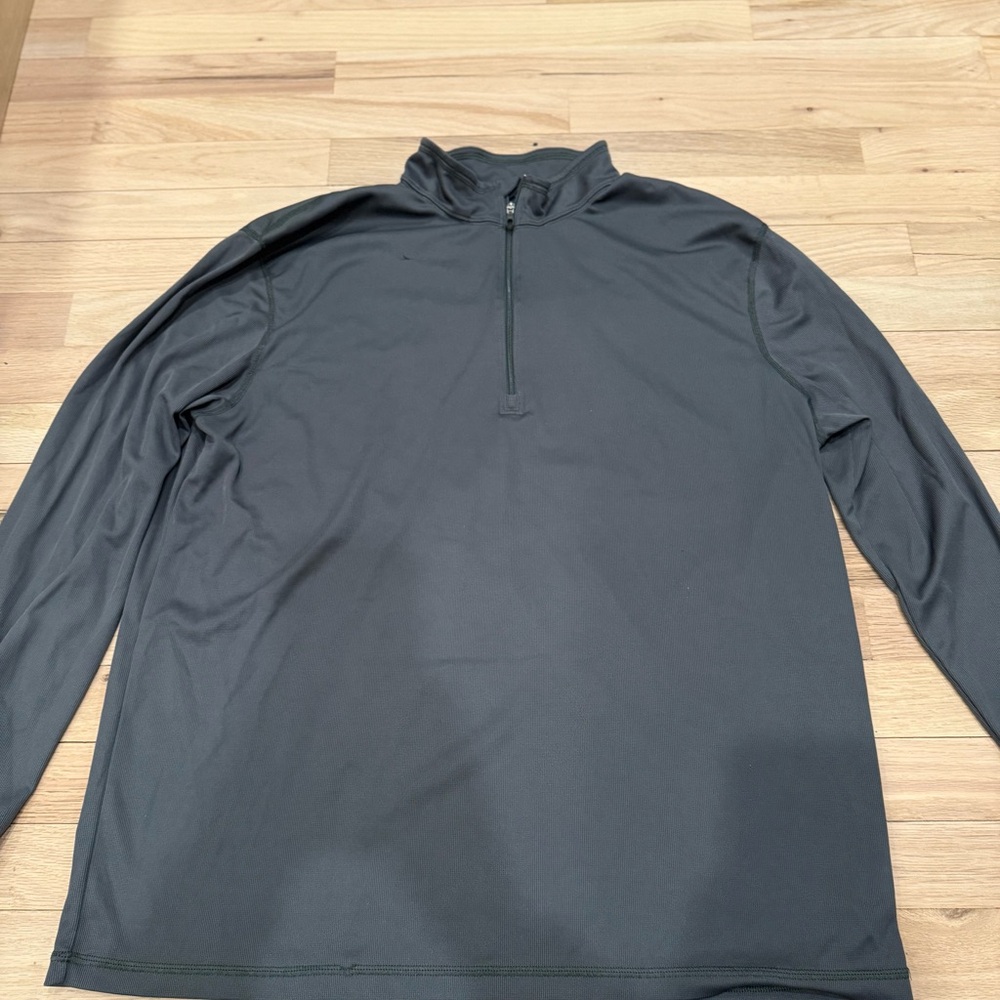 Black Quarter-Zip Pullover - Men’s Large